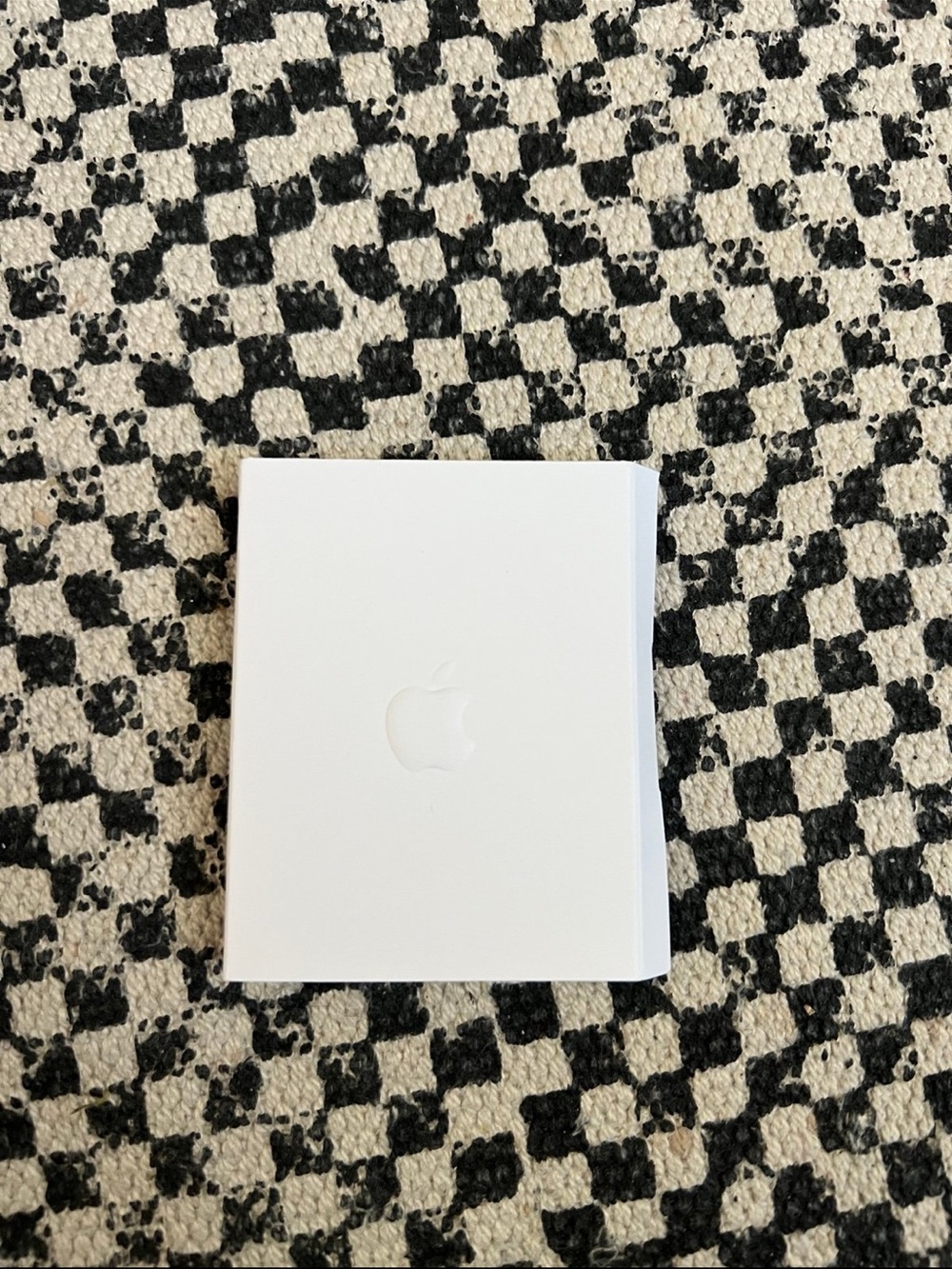 Apple Multicolor 50th Anniversary Pin on White Card
